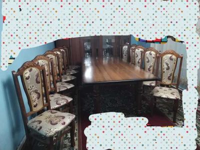 12 стол стул б/у мехмонхона учун келишамиз