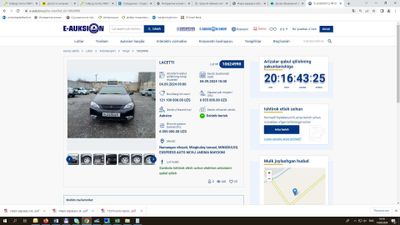 Lacetti, Аукцион оркали сотилади