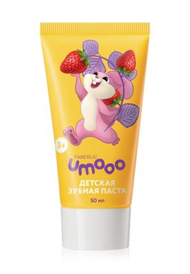 Детская зубная паста без фтора Umooo 3+ — бережный уход с фруктовым вкусом