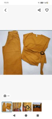 ZARA лён двойка костюм