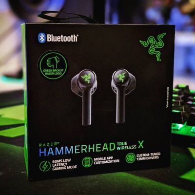 Razer Hammerhead X с подсветкой Беспроводные Наушники