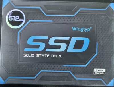 SSD 512 GB yangi