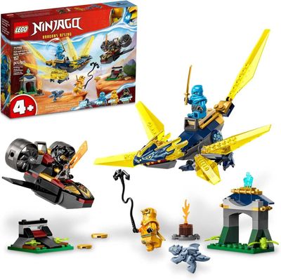 Конструктор LEGO NINJAGO NYA и битва дракончика Арин 71798