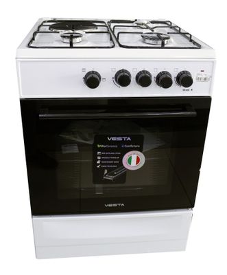 Gazplita Газ плита Газовая плита VESTA 3/1 . 3 газ- 1 електр
