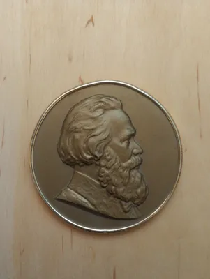 Плакетка, настольная медаль. К.Маркс