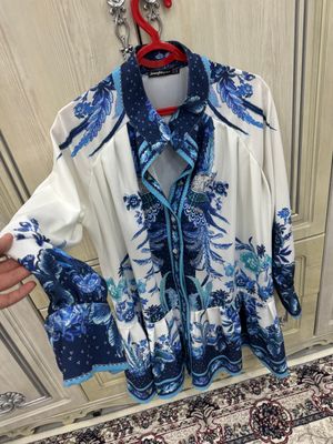 Короткое платье как туника