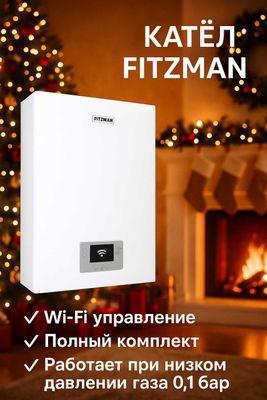Fitzman Котел Работает Пропан Газ и низкий газ 0,1 бар Wi fi Кател