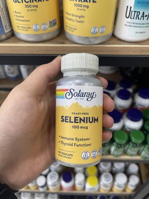 Solaray Selenium 100 mcg 90 капсул