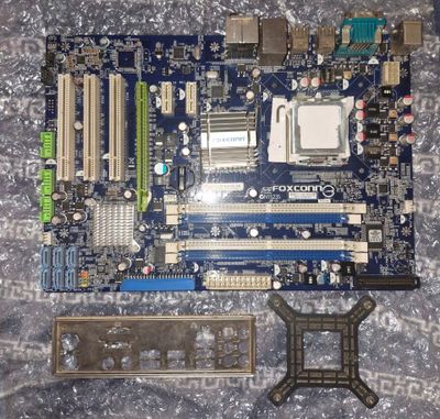 Материнская плата FAXCONN P-43AL 775 сокет, 4 планки DDR2