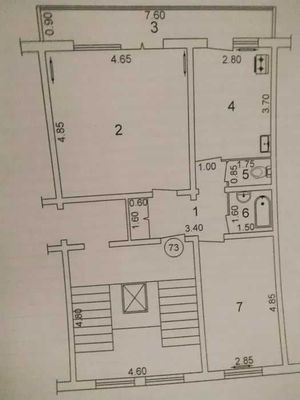 Срочно Карасу-4 2/7/9, требует ремонта, 65м2 отдельный вход, Конечка