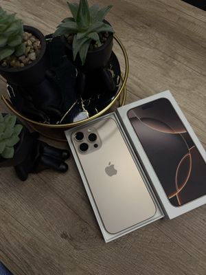iPhone 16 Pro Max 256gb Desert Titanium 100%