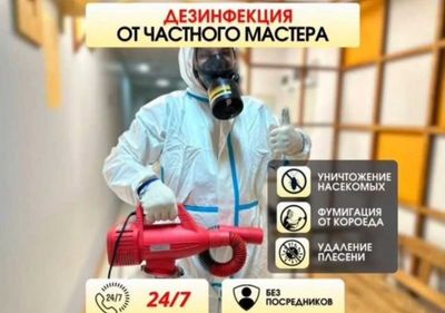 40% Дезинсекция, дератизация, дезинфекция, уничтожение вредителей