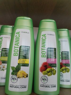 BOTANIKA shampunlari Faberlic