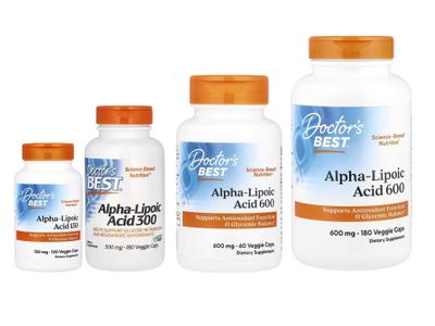 Doctor's Best Alpha Lipoic Acid альфа липоевая кислота Doctors Best