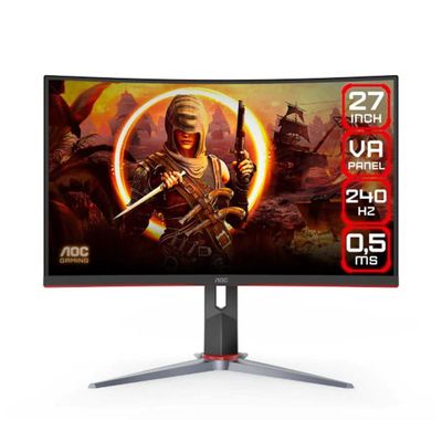 AOC C27G2Z 27, Curved, FHD, VA, 240Hz, 0,5ms Состояние Как Новый