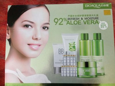 Оригинальный набор bioaqua REFRESH & MOLISTURE 92% ALOE VERA