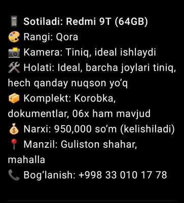 redmi 9t