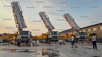 Автобетононасос HB72V на шасси SITRAK от дилера XCMG