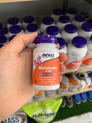 Now food melatonin 3mg 60VCAPS