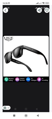 Очки smart glasses Xiaomi очки с камерой