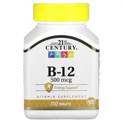 21st Century, B-12, 500 мкг, 110 таблеток
