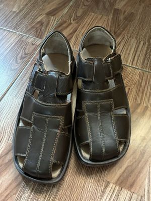 мужские кожаные сандали