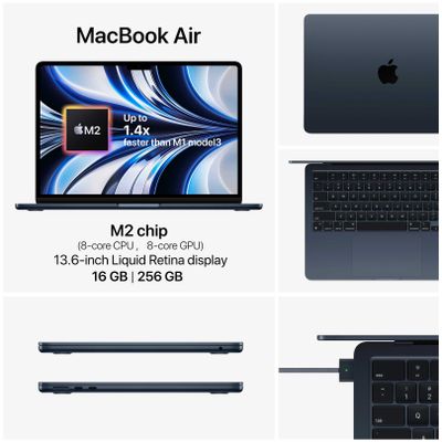 MacBook Air M2 16/256GB 13.6-inch Midnight