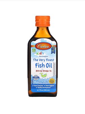 Carlson fish oil , Норвежская серия натуральный апельсиновый вкус