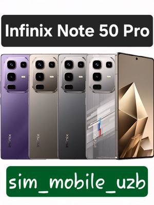 Infinix NOTE 50 Pro 2025 Super Skidka+Garantiya+Dastavka