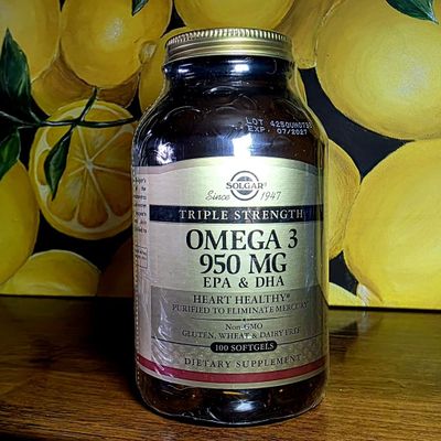 ДОСТАВКИ НЕТ Solgar Omega3 - 950 MADE IN USA