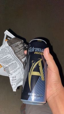 Adrenaline ichimligi va xrustik yashiki