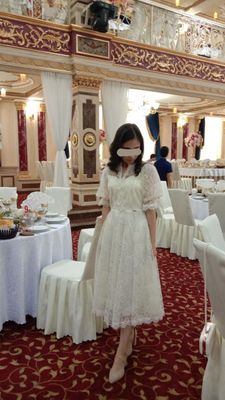 Белое платье