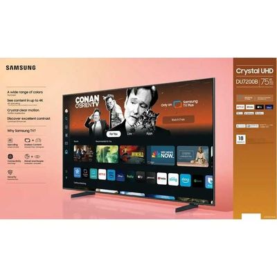 Телевизор 75" DU7100 Crystal UHD 4K + бесплатная регистрация !
