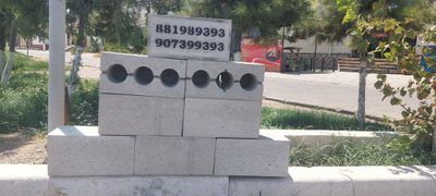 Shlakablok sotiladi sifatli va tekis