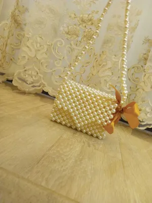 Сумка из бусин можно и свадьбу и очень стильно
