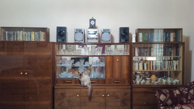 Стенка из натурального ореха