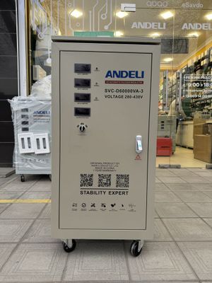 Продаю Стабилизатор напряжения ANDELI-АНДЕЛИ-SVC-60 kva-380V(160-250в)