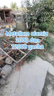 Metallom olamiz va qabul qilamiz
