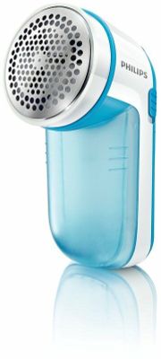 Машинка для удаления катышков Philips GC026, голубая/белая, для делика