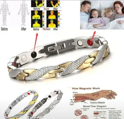 Магнитный браслет от давления для гипертоников