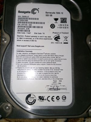 HDD накопитель 320гб