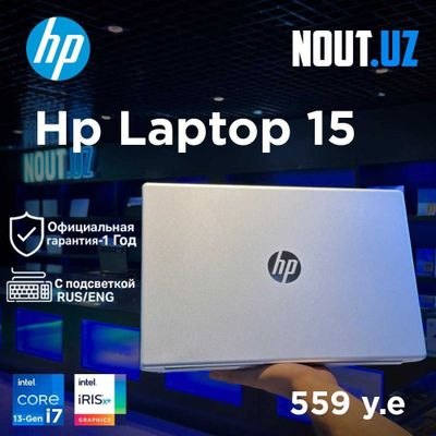 HP Laptop 15 I7-1355U,16GB,512GB, год Гарантия Магазин Nout.uz