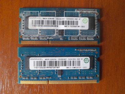 DDR3L 4GB + 2GB для ноутбука