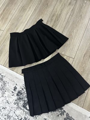Скидка! 2 за 120 тыс Юбочки для подростка новые. Шахмотная юбочка в по