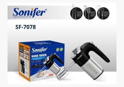 Многофункциональный МИКСЕР Sonifer SF-7078 для теста, 500 Вт, 3в1 mi4