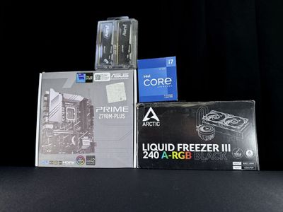 i7-12700K + Kingston Fury 32GB + Asus Prime Z790M + Artic Freezer 240m