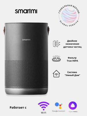 Очиститель воздуха Smartmi P1, версия Global, беспроводной портативный