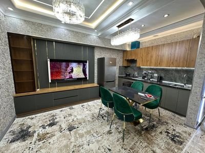 срочно сдается новостройка паркентский 3-комнат авторский ремонт 75м2