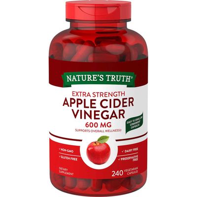 Яблочный уксус Nature's Truth Apple Cider Vinegar 600мг 240капсул