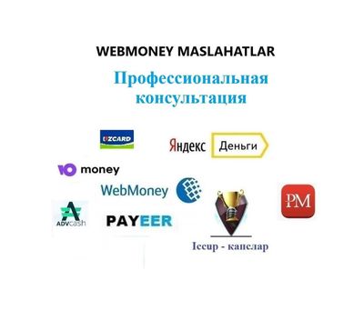 Maslahatlar Webmoney, Консультация Вебмани